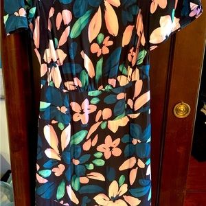 Octavia Floral MIDI Dress